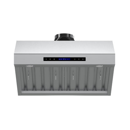 FORNO Palazzo 30-Inch Wall-Mount Range Hood, 500 CFM, Stainless Steel (Model FRHWM5030-30)