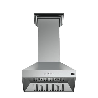 Forno Orvieto 30-Inch Wall-Mount Range Hood, 600 CFM, Stainless Steel (Model FRHWM5094-30)