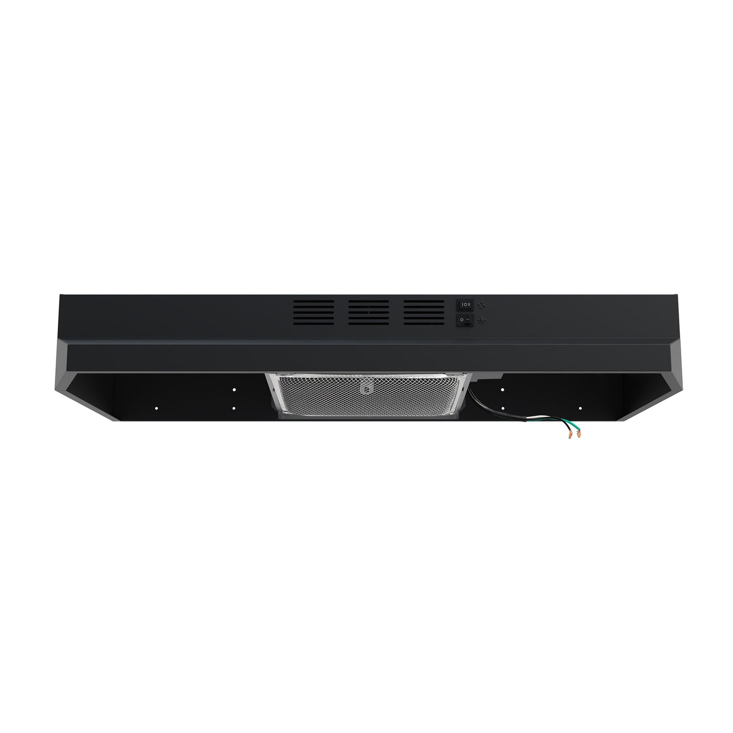 FORNO Cappa 30-Inch Under-Cabinet Convertible Range Hood, 200 CFM, Black (FRHUC5200-30BLK)