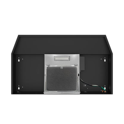 FORNO Cappa 30-Inch Under-Cabinet Convertible Range Hood, 200 CFM, Black (FRHUC5200-30BLK)