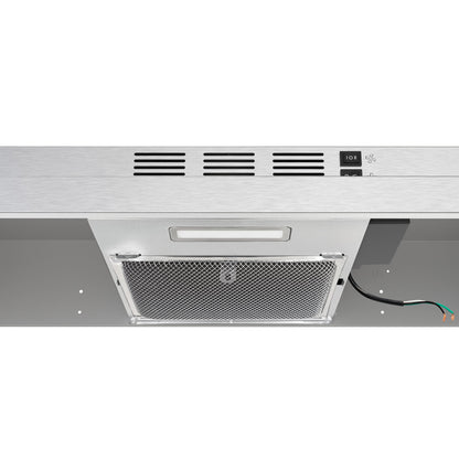 FORNO Cappa 30-Inch Under-Cabinet Convertible Range Hood, 200 CFM, Stainless Steel (Model FRHUC5200-30)