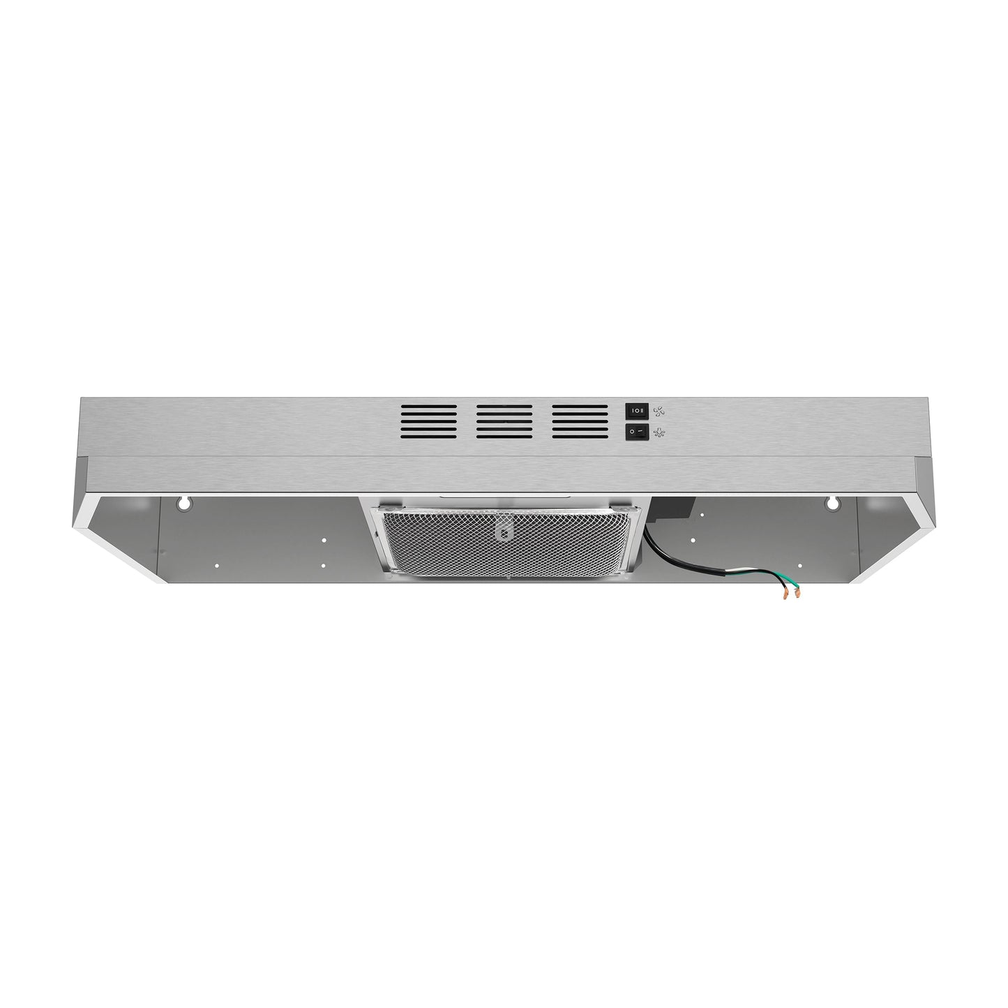 FORNO Cappa 30-Inch Under-Cabinet Convertible Range Hood, 200 CFM, Stainless Steel (Model FRHUC5200-30)