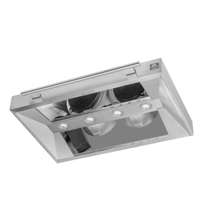 Forno Aria 36-Inch Wall Mount Range Hood, 1200 CFM, Stainless Steel (FRHWM5095-36)