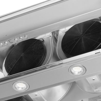 Forno Aria 48-Inch Wall-Mounted Range Hood, 1200 CFM, Stainless Steel, Model FRHWM5095-48