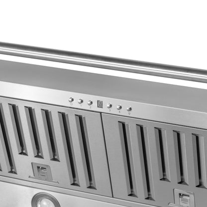 FORNO Aria 60-Inch Wall Mount Range Hood, 1200 CFM, Stainless Steel, Model FRHWM5095-60