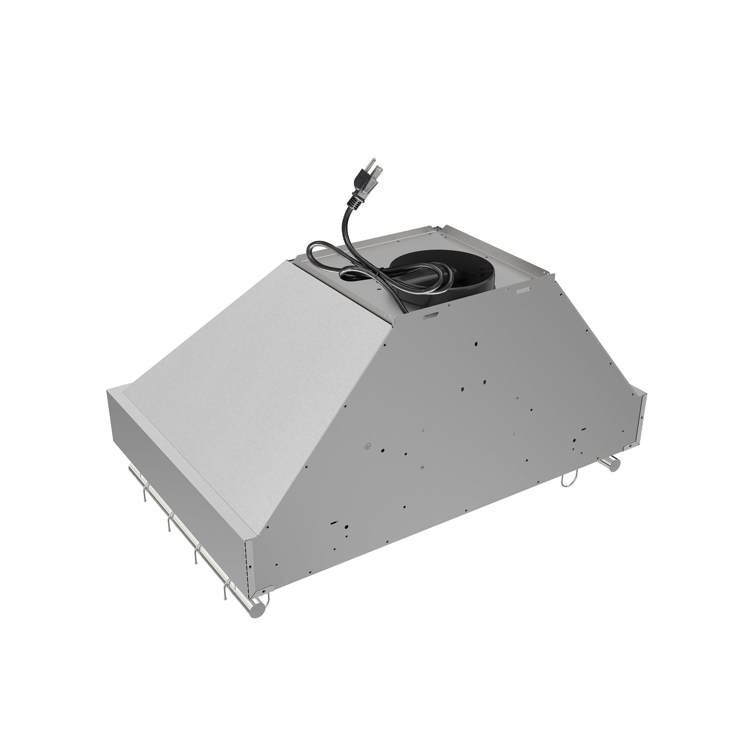 FORNO Venezia 30-Inch Wall-Mount Ducted Range Hood, 370 CFM, Touch Controls, LED Lighting, Stainless Steel (FRHWM5503-30)