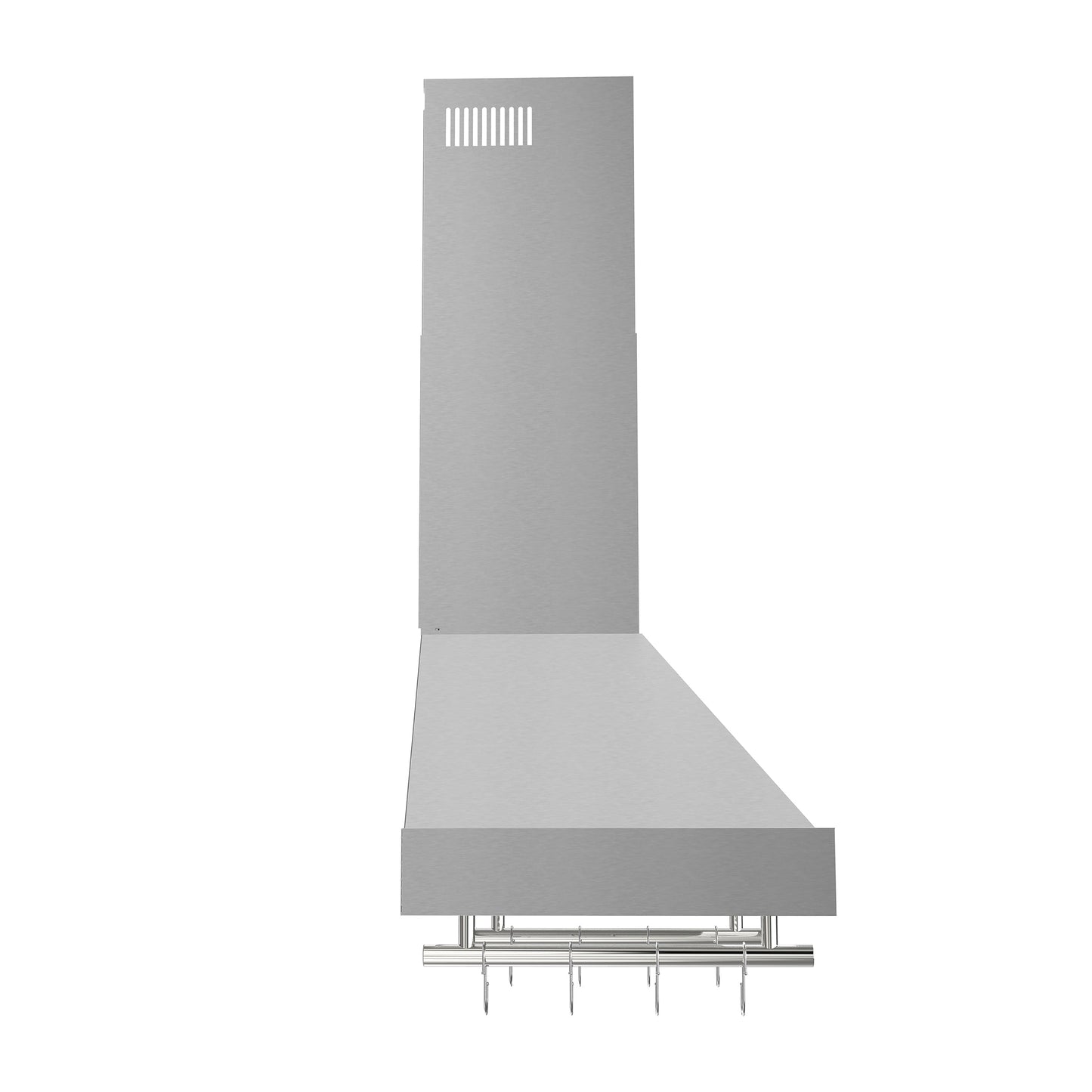 Forno Venezia 36-Inch Wall-Mounted Ducted Range Hood, 370 CFM, Stainless Steel, Touch Controls, LED Lighting (Model FRHWM5503-36)