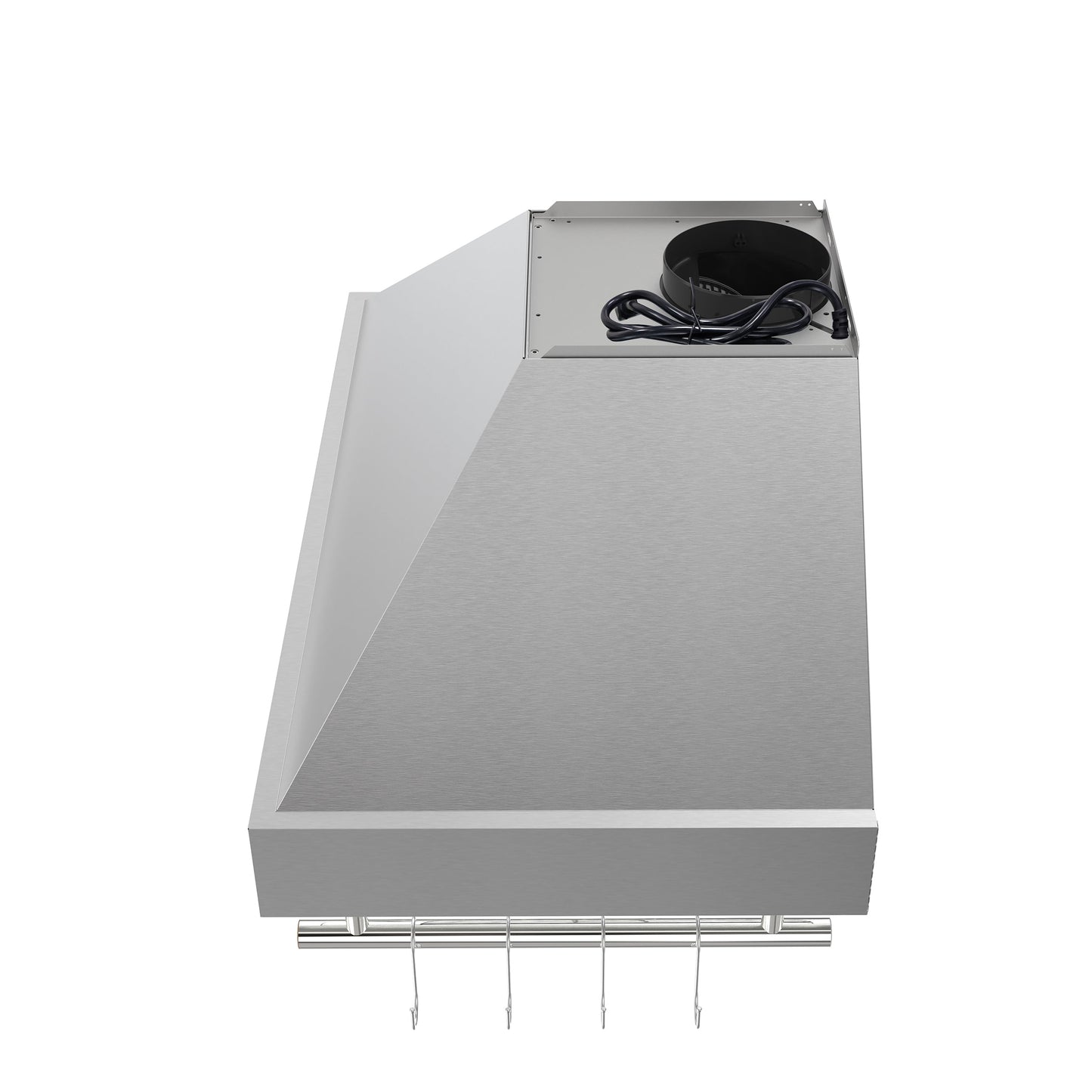 Forno Venezia 36-Inch Wall-Mounted Ducted Range Hood, 370 CFM, Stainless Steel, Touch Controls, LED Lighting (Model FRHWM5503-36)