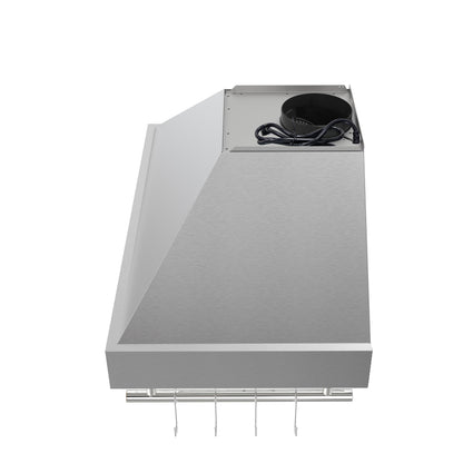 Forno Venezia 36-Inch Wall-Mounted Ducted Range Hood, 370 CFM, Stainless Steel, Touch Controls, LED Lighting (Model FRHWM5503-36)