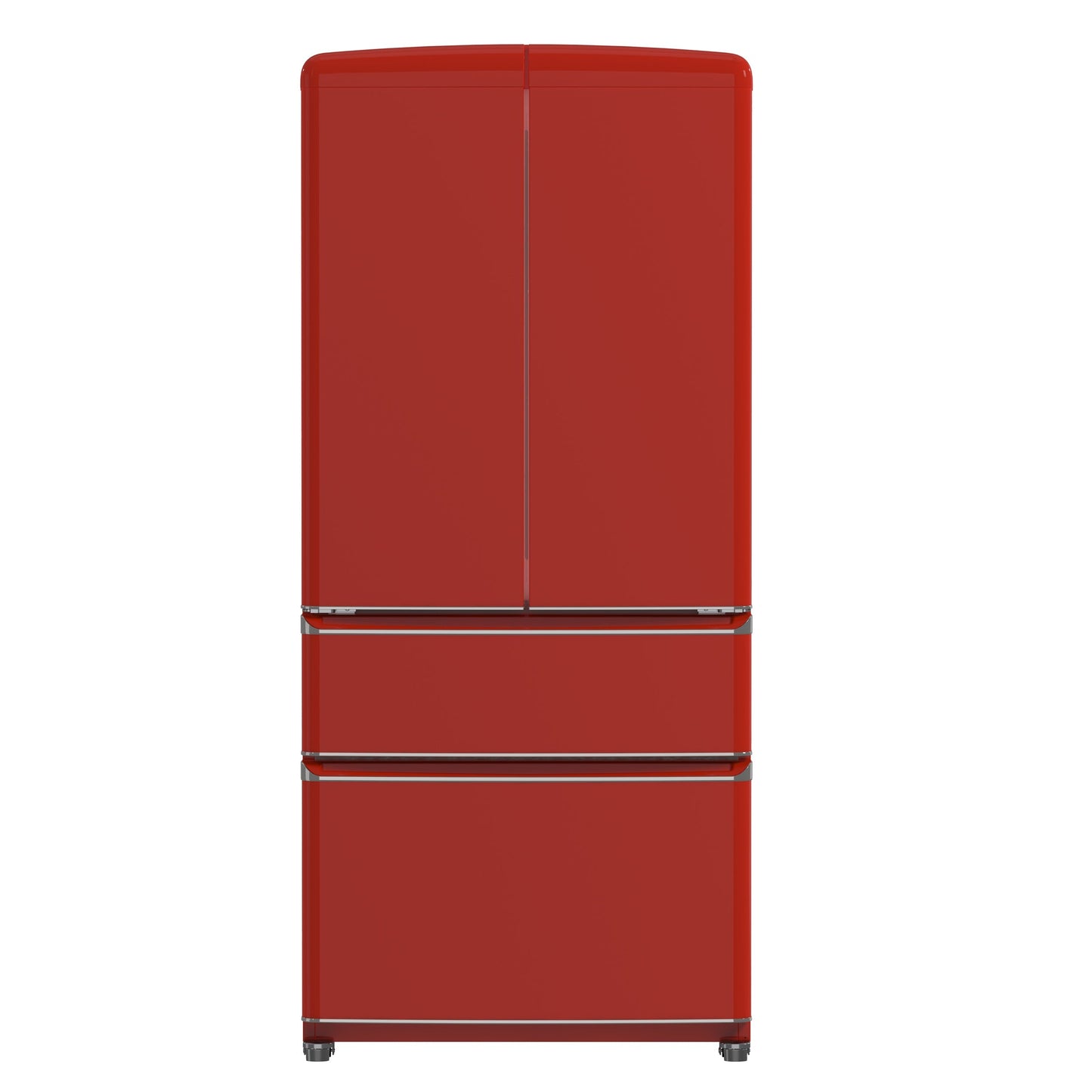 Forno Espresso Luigi 33-Inch French Door Refrigerator, 18 Cu. Ft., Red (Model FFFFD1791-33RED)