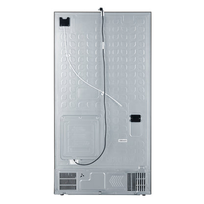 FORNO Aosta 36 in Freestanding Refrigerator, 22.4 cu ft, External Water Dispenser, Automatic Ice Maker, Stainless Steel, Model FFFFD1866-36SB