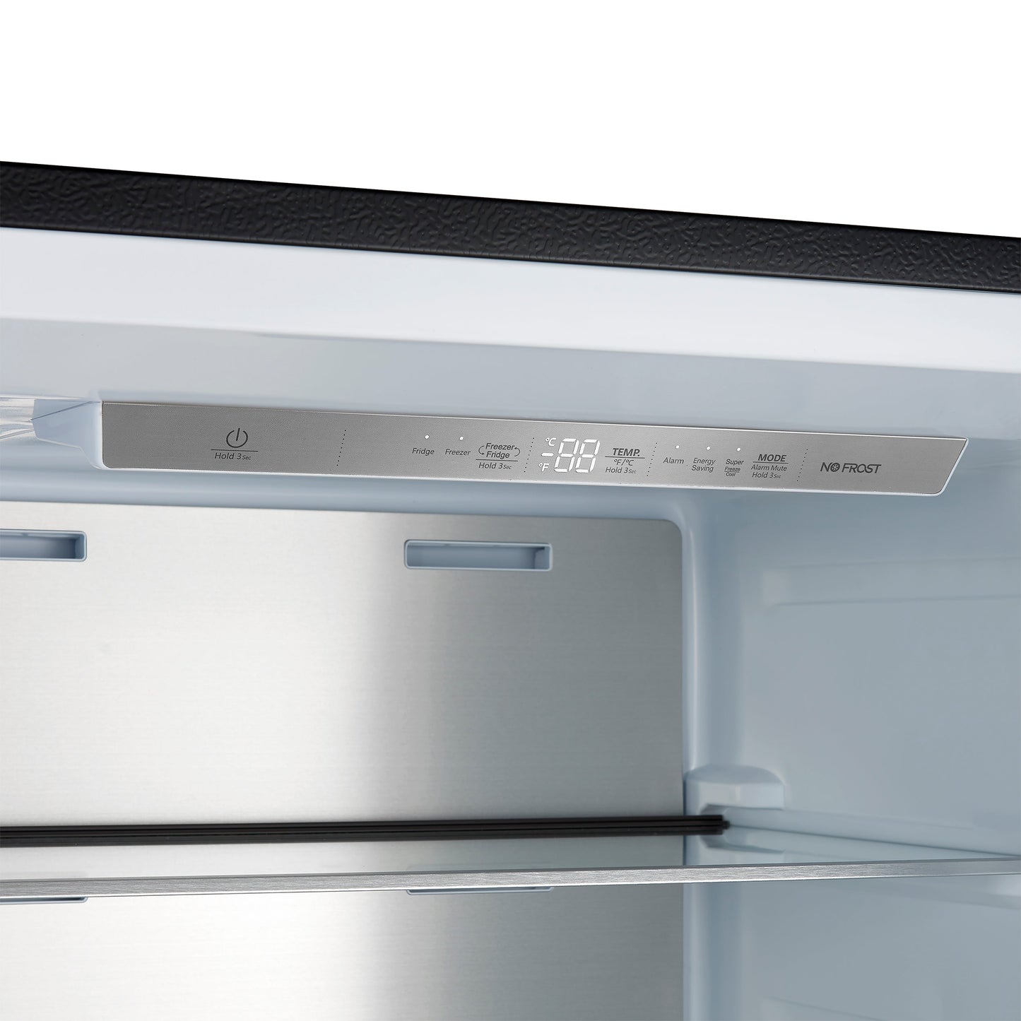 FORNO Maderno 60-Inch Convertible Refrigerator Freezer Combo, 27.2 cu ft, Dual Zone, Black with Stainless Steel Handles, Trim Kit Included – FFFFD1722-60MG-BLK