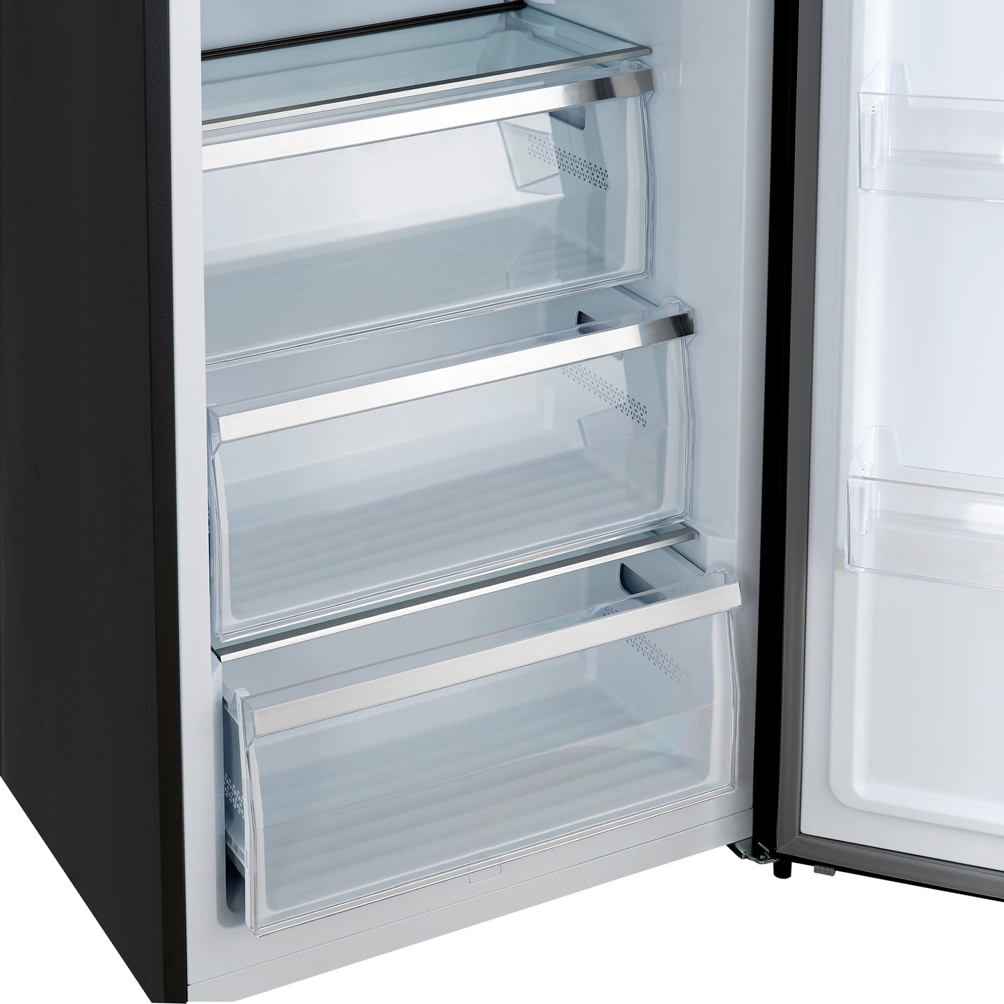 Forno Maderno 60-Inch Convertible Refrigerator and Freezer Combo, 27.2 Cu. Ft., Black with Antique Brass Handles, Trim Kit Included (Model FFFFD1722-60MG-BLK)