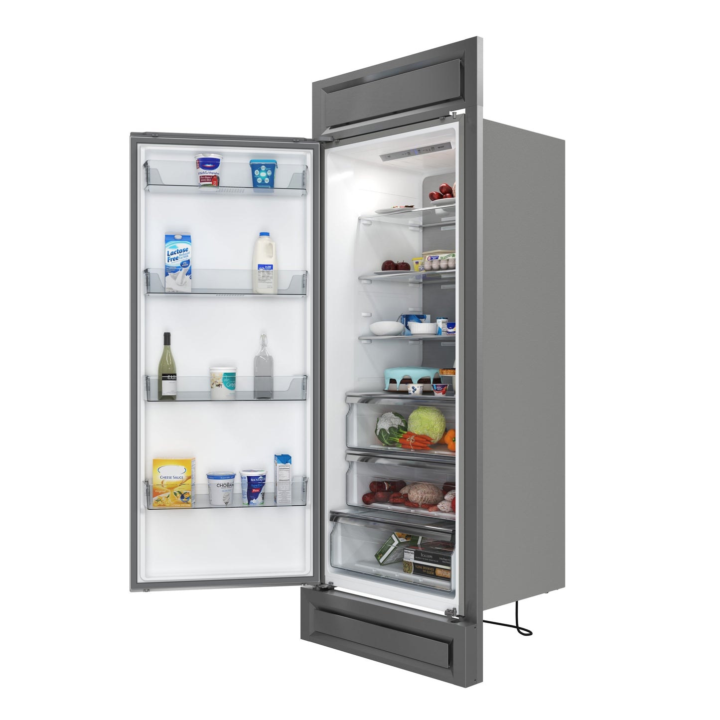 Forno Maderno 28 in Convertible Refrigerator/Freezer, 13.6 cu ft, Left Swing, with Trim Kit (Model FFFFD1722-32LS)