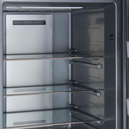 FORNO Fortezza 28-Inch Right-Hinge Convertible Refrigerator/Freezer, Stainless Steel, Digital Controls (Model FFFFD1738-28RS)