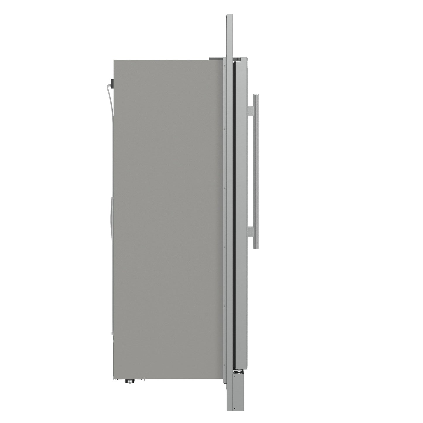 FORNO Fortezza 60-Inch Freestanding Refrigerator Freezer with Automatic Ice Maker, Stainless Steel with Grill Trim Kit (Model FFFFD1738-60SG)