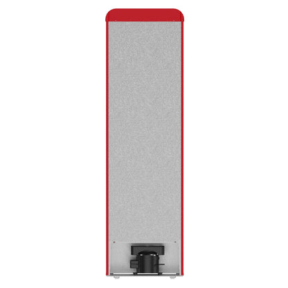 FORNO Storico 22-Inch Retro Freestanding Refrigerator, 9.0 cu ft, Red, Silver Handle, Model FFFFD1745-22RED