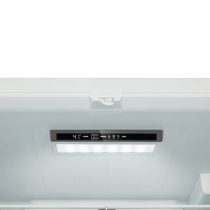 FORNO Rivello 36 in French Door Refrigerator, Standard Depth, Water & Ice Dispenser, White with Antique Brass Handles (Model FFFFD1783-36WHT)