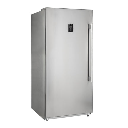 FORNO Rizzuto 28-Inch Built-In Convertible Refrigerator/Freezer, 13.8 cu. ft., Left-Hand Swing, Stainless Steel (FFFFD1933-28LS)