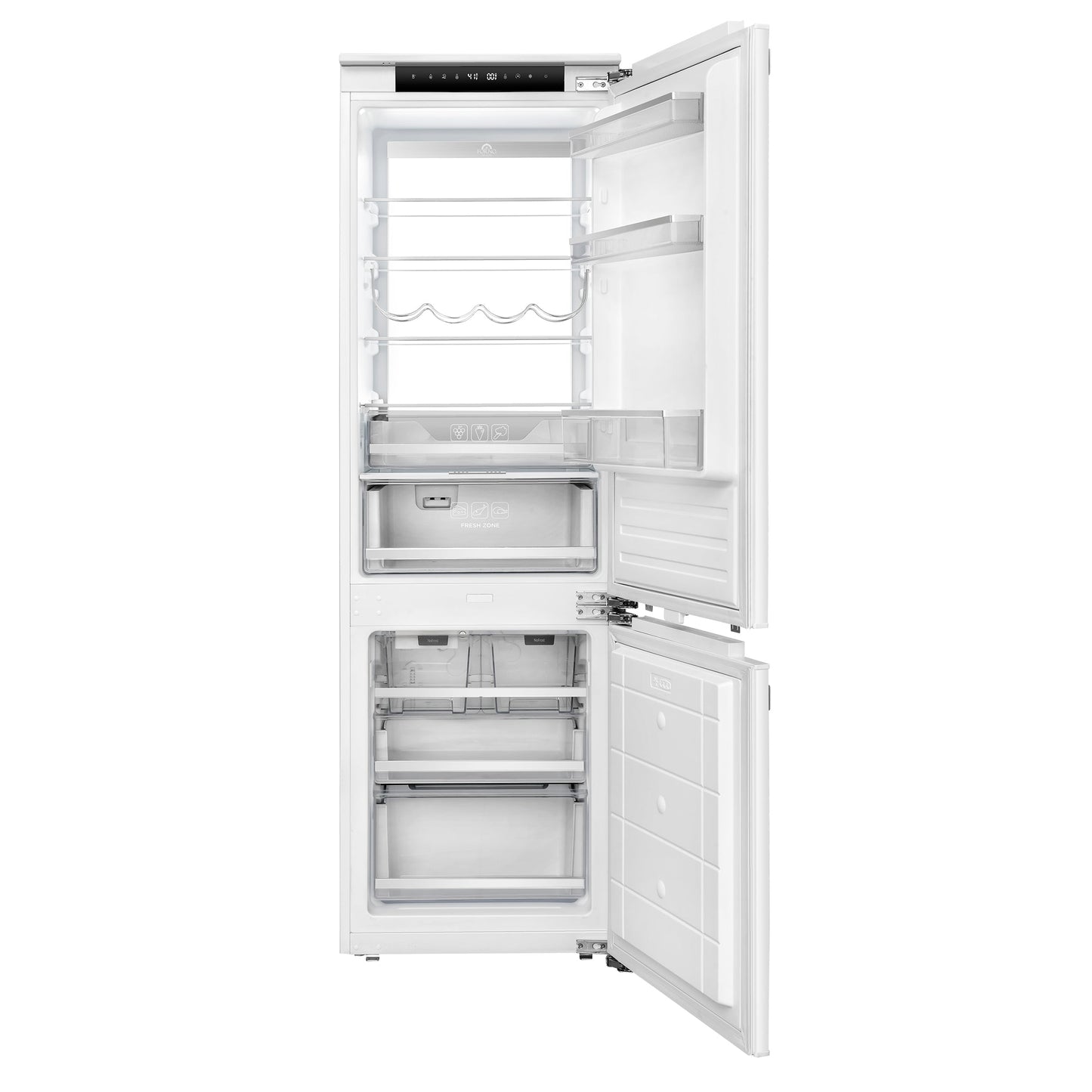 Forno Rivestito 22-Inch Panel-Ready Counter-Depth Built-In Bottom Freezer Refrigerator with Ice Maker, 8.3 cu. ft. (Model FFRBI1704-21)