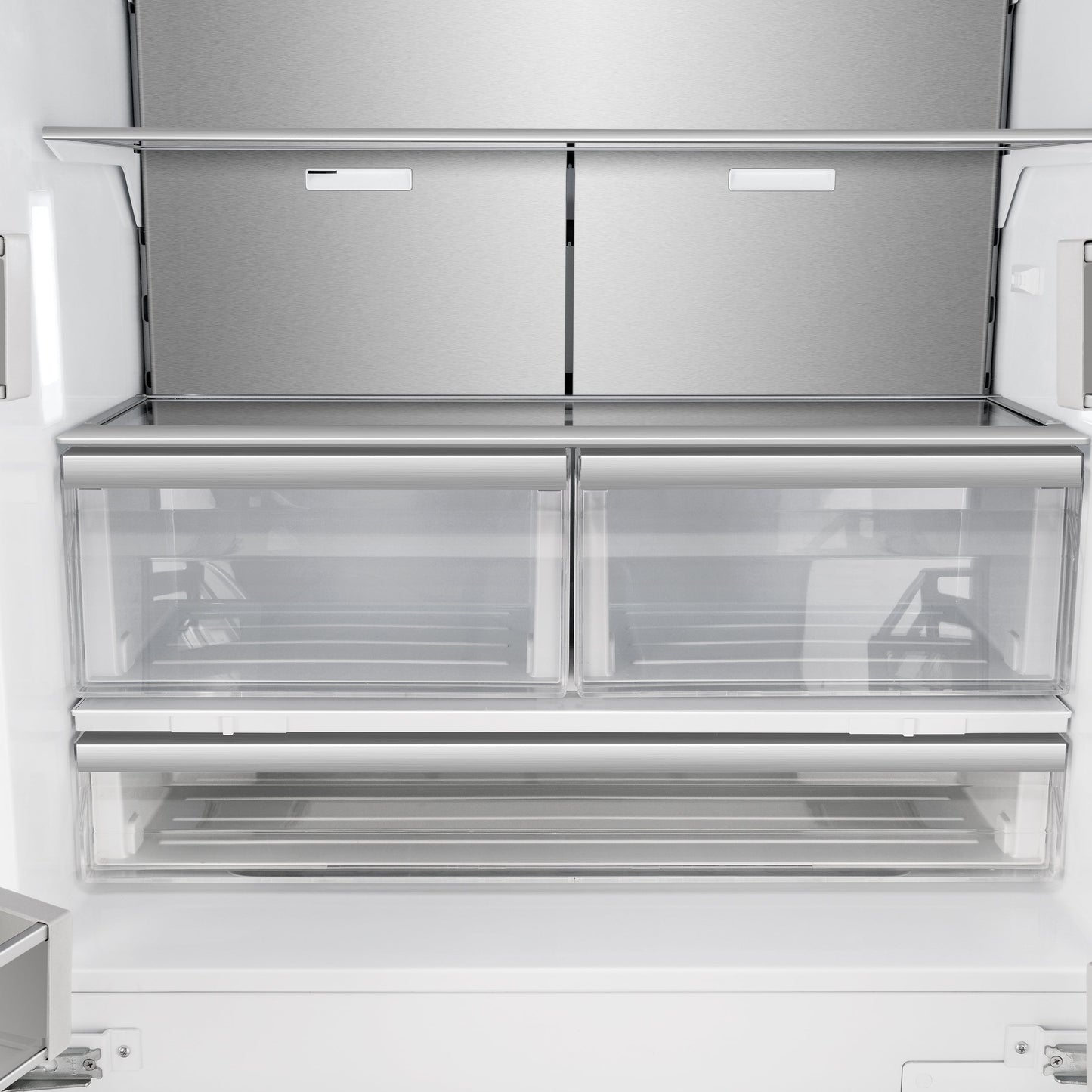 FORNO Rivestito 36-Inch Built-In French Door Refrigerator, 15.5 Cu. Ft., Stainless Steel Panels, Automatic Ice Maker (Model FFRBI1811-36FR)