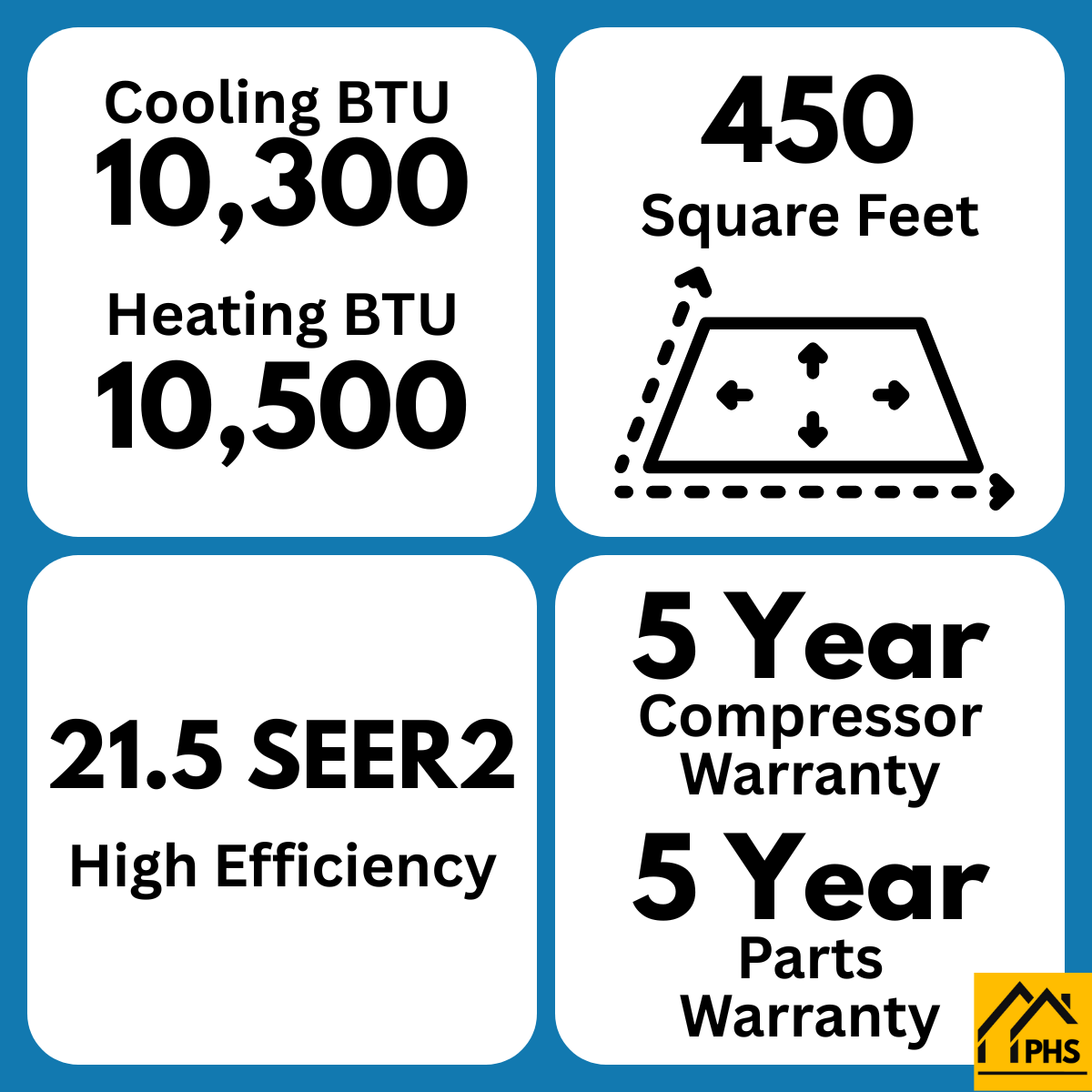 Senville LETO 9,000 BTU Single Zone Ductless Mini Split - 115V - 21.5 SEER2, SENL-09CD