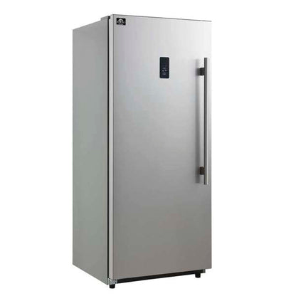 Forno Fortezza 28-Inch Left Swing Built-In Freezer with Fast Freeze, Digital Controls, Ice Maker, Stainless Steel (FFFFD1738-28LS)