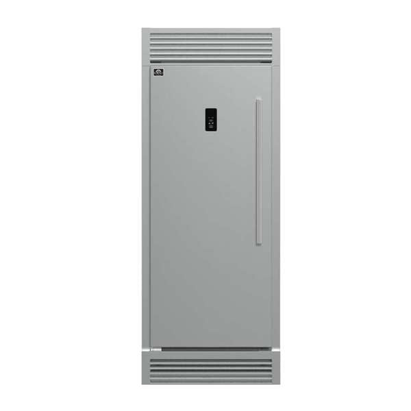 FORNO Fortezza 32-Inch Built-In Freezer, Left Swing, Fast Freeze, Digital Controls, Ice Maker, Grill Trim Kit (Model FFFFD1738-32LSG)