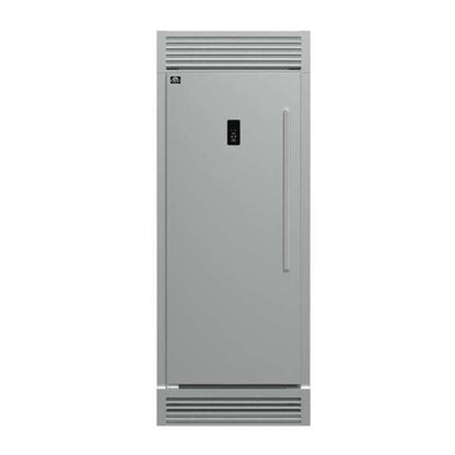 FORNO Fortezza 32-Inch Built-In Freezer, Left Swing, Fast Freeze, Digital Controls, Ice Maker, Grill Trim Kit (Model FFFFD1738-32LSG)
