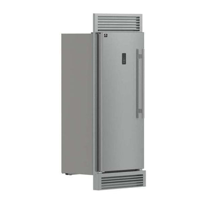 FORNO Fortezza 32-Inch Built-In Freezer, Left Swing, Fast Freeze, Digital Controls, Ice Maker, Grill Trim Kit (Model FFFFD1738-32LSG)