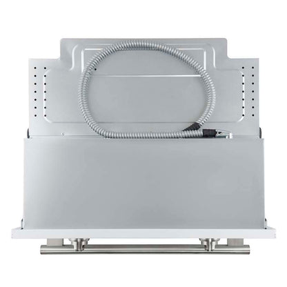 FORNO Espresso Vomero 30-Inch Electric Single Wall Oven, 5.0 Cu. Ft., White with Stainless Steel Accents (FBOEL1370-30WHT)