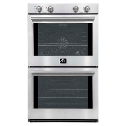 FORNO Vomero 30-Inch Built-In Double Electric Wall Oven, 10.0 cu. ft. Total Capacity, Stainless Steel (FBOEL1324-30)