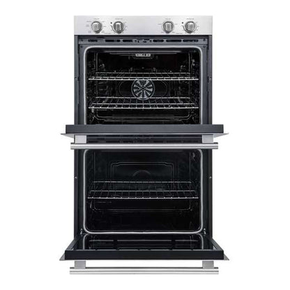FORNO Vomero 30-Inch Built-In Double Electric Wall Oven, 10.0 cu. ft. Total Capacity, Stainless Steel (FBOEL1324-30)