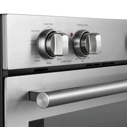 FORNO Vomero 30-Inch Built-In Double Electric Wall Oven, 10.0 cu. ft. Total Capacity, Stainless Steel (FBOEL1324-30)