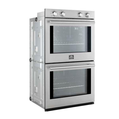 FORNO Vomero 30-Inch Built-In Double Electric Wall Oven, 10.0 cu. ft. Total Capacity, Stainless Steel (FBOEL1324-30)