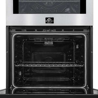 FORNO Vomero 30-Inch Built-In Double Electric Wall Oven, 10.0 cu. ft. Total Capacity, Stainless Steel (FBOEL1324-30)