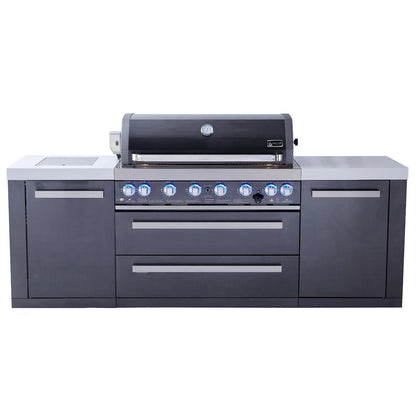 Mont Alpi 805 Black Stainless Steel Island Grill, MAi805-BSS