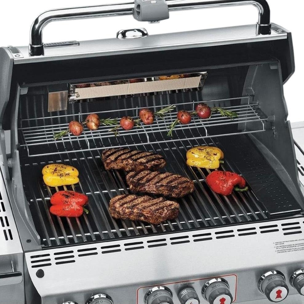Mont Alpi Supreme 4 Burner cart grill in Black Stainless Steel, S-470