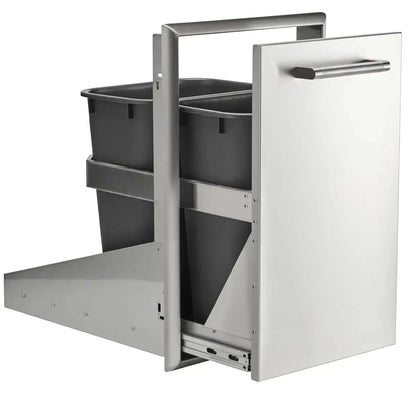 Coyote 18" Front To Back Trash Recycle Combo
