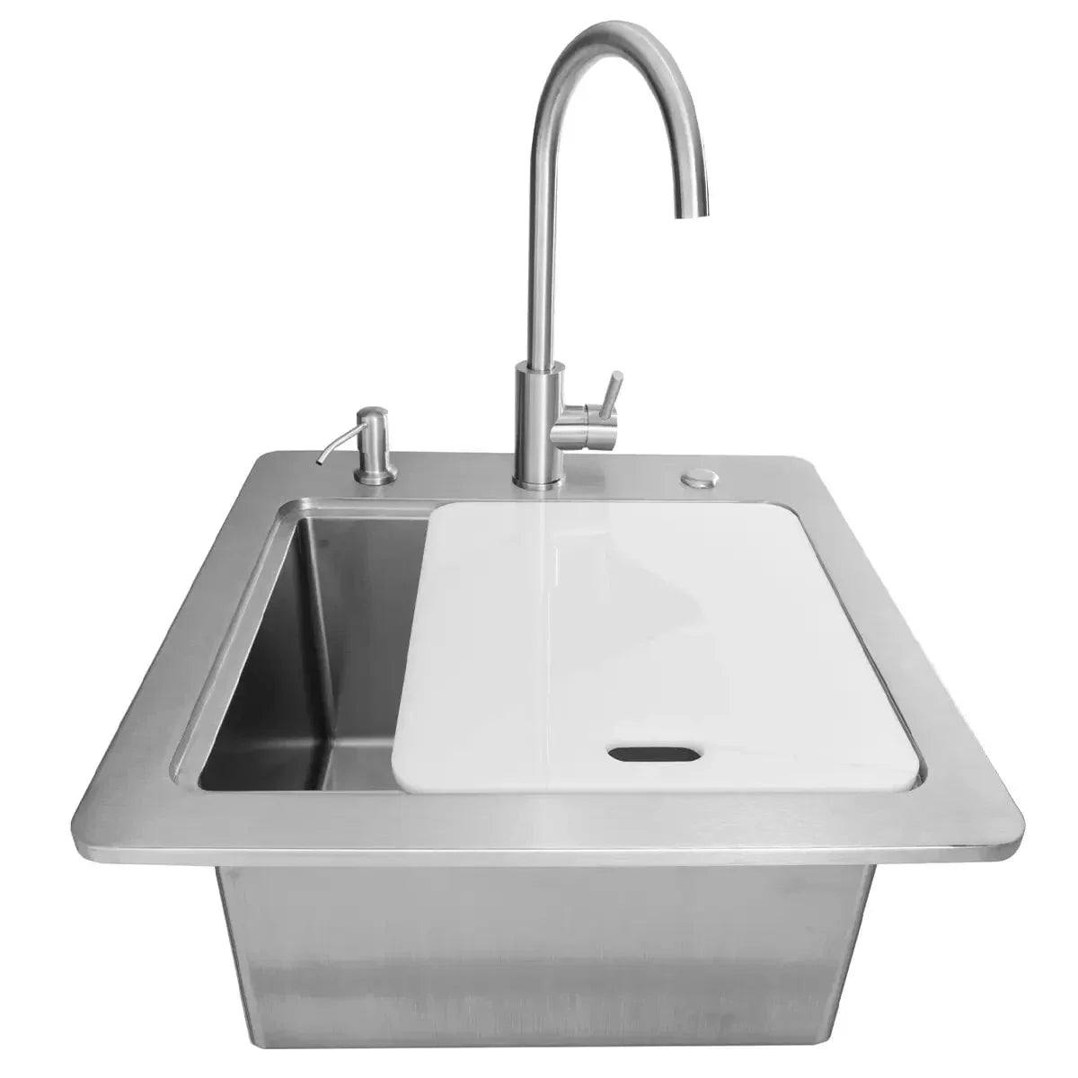 Coyote 21" Sink w/ Drain, Faucet & Soap Dispenser