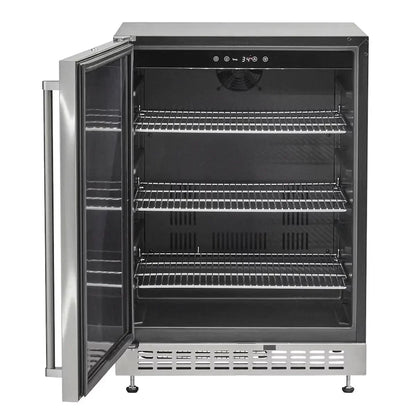 Coyote 24" Built-in Refrigerator Reversible Hinge