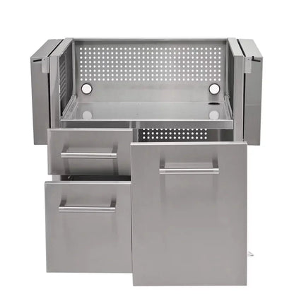 Coyote 30" Flat Top Grill Cart for C3FTG30 Flat top Grills