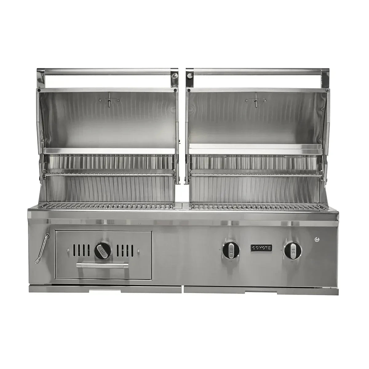 Coyote 50" Hybrid Built-In Gas and Charcoal Grill
