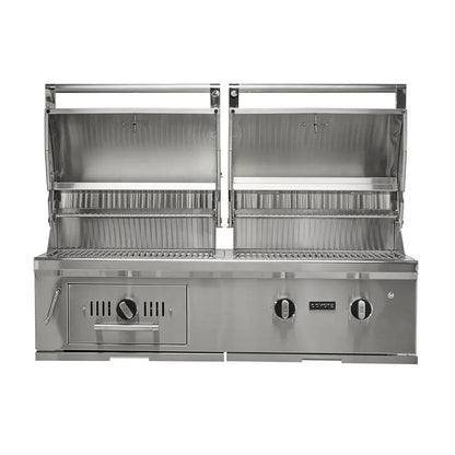 Coyote 50" Hybrid Built-In Gas and Charcoal Grill