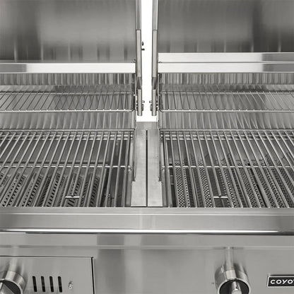 Coyote 50" Hybrid Built-In Gas and Charcoal Grill