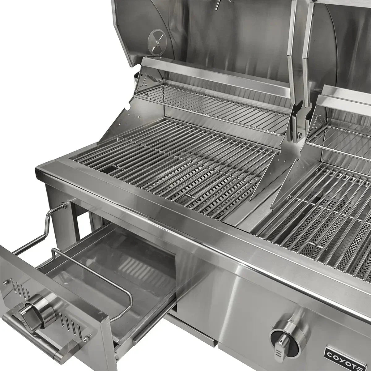 Coyote 50" Hybrid Built-In Gas and Charcoal Grill