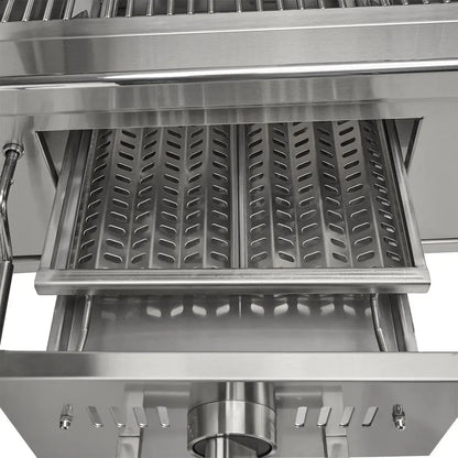 Coyote 50" Hybrid Built-In Gas and Charcoal Grill