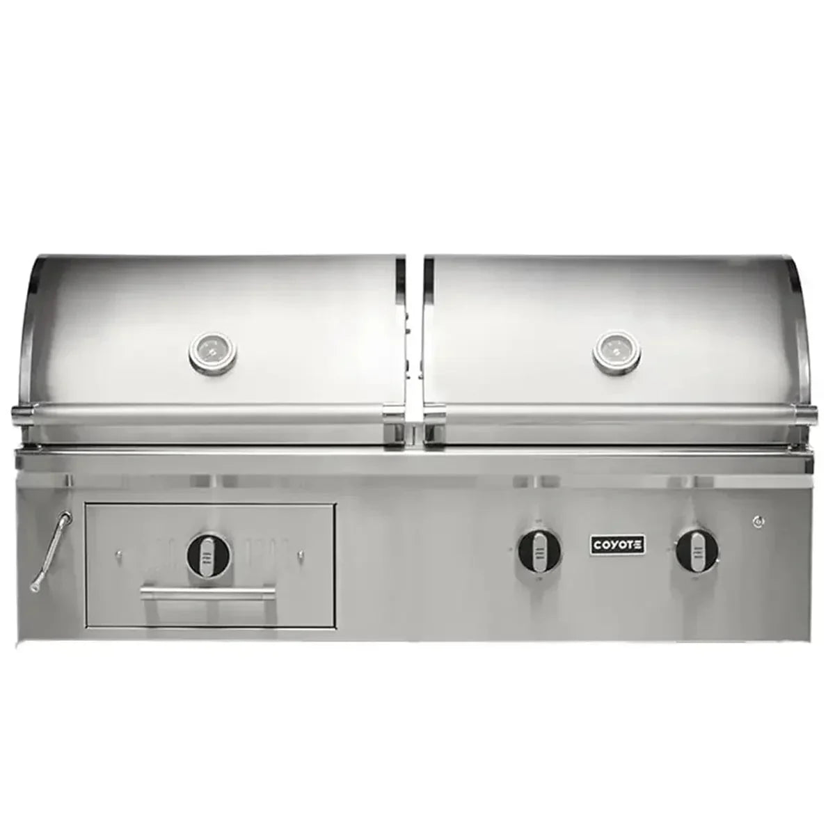 Coyote 50" Hybrid Built-In Gas and Charcoal Grill