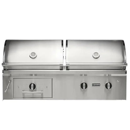 Coyote 50" Hybrid Built-In Gas and Charcoal Grill