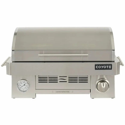 Coyote Portable Grill; Infinity burner up to 20,000 btu; LP Gas ONLY